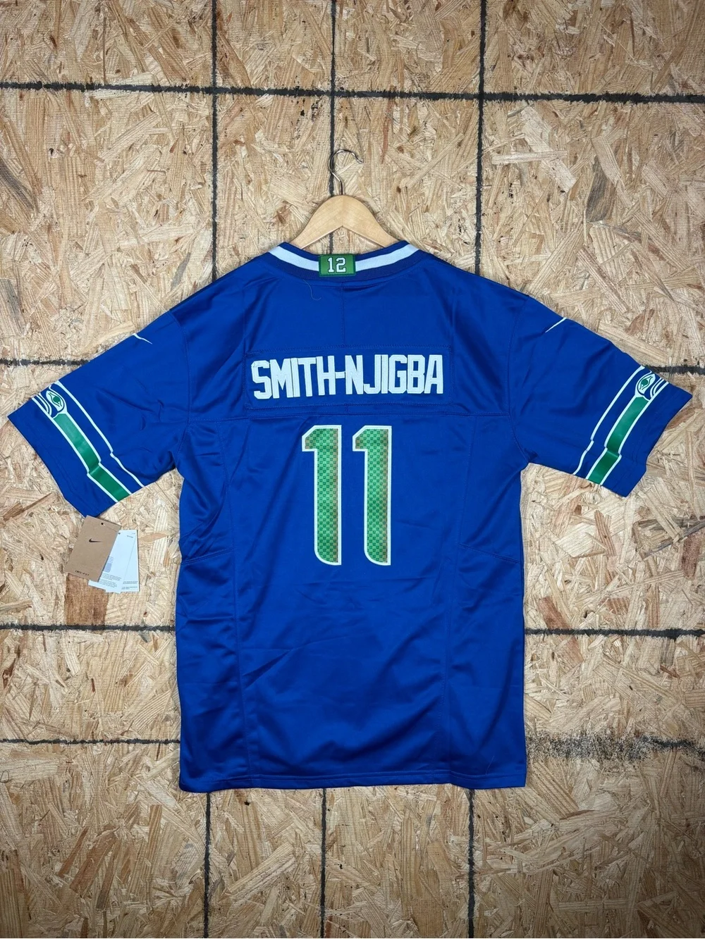 Seattle Seahawks #11 Jaxon Smith-Njigba Men's Jersey Royal Blue - XXL
